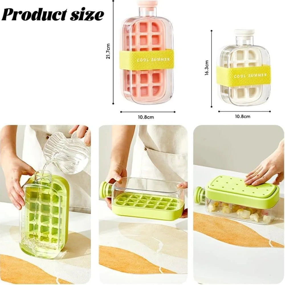 Easy Ice Cube Bottle Straw
