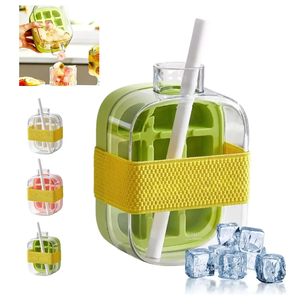 Easy Ice Cube Bottle Straw